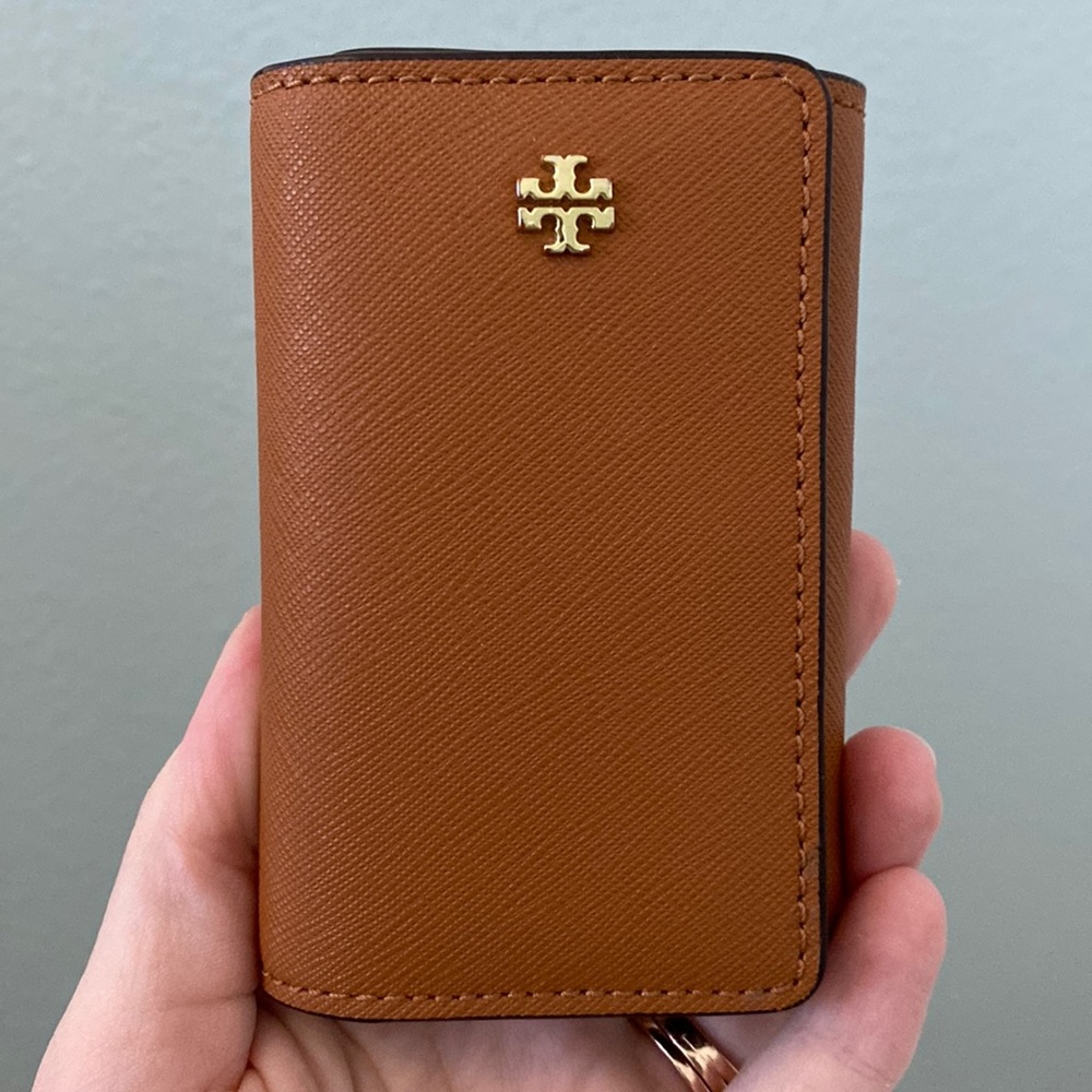 Tory Burch Tan Key Wallet